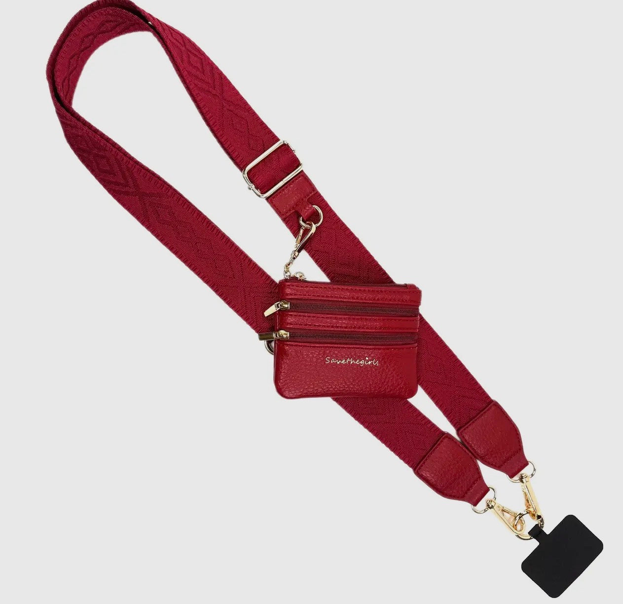 Save The Girls crossbody coin bag