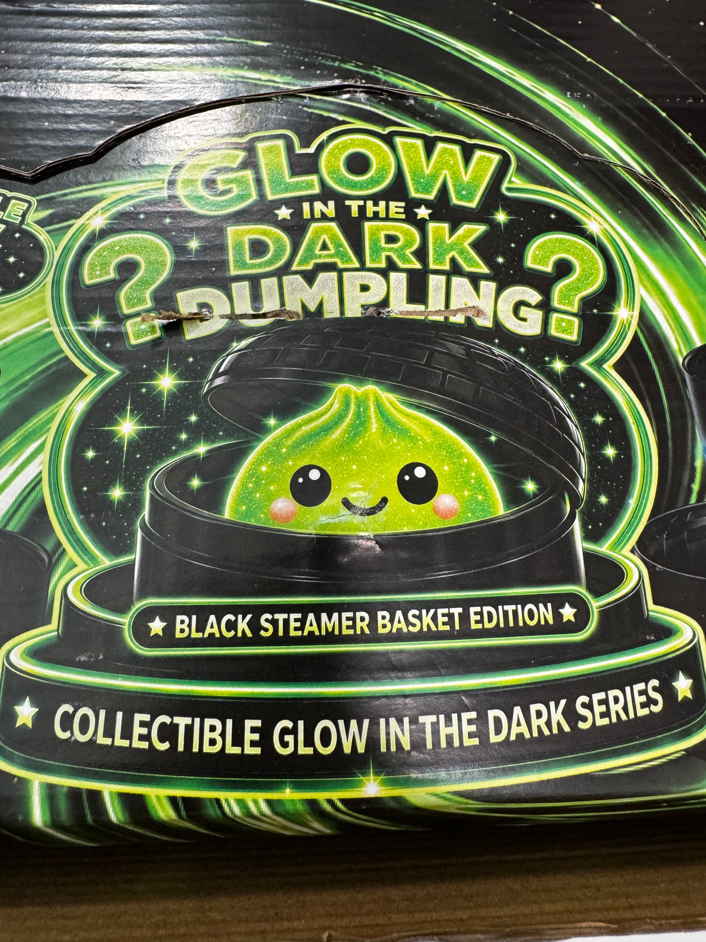 Glow in the dark dumpling (mystery)