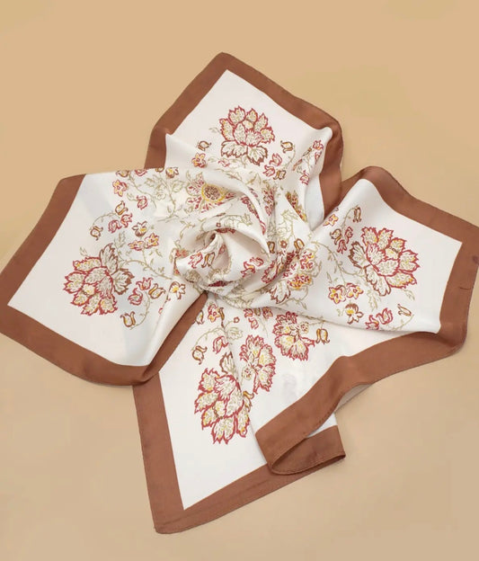 Floral bandana scarf ￼