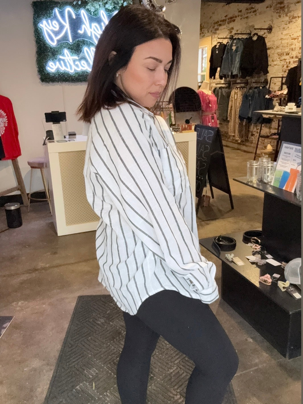 Something Bad Button Up